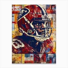 American Football Player Vintag Poster 11 Stampe su tela