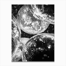 Disco Shining Sparkling Balls Canvas Print