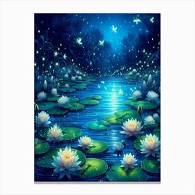 Water Lilies 7 Canvas Print