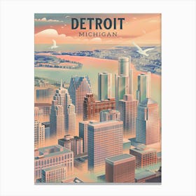 Detroit Michigan Canvas Print