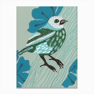 Tropical Bird 5 Canvas Print