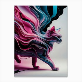 Abstract Cat 18 Canvas Print