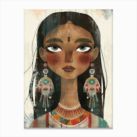 Indian Girl 1 Canvas Print