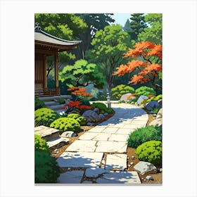 Japanese Garden 3 Canvas Print