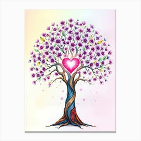 Tree Of Love Canvas Print