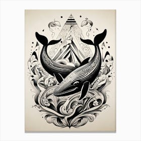 Whales Canvas Print