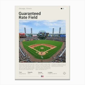 Baseball - Chicaco White Sox - Guaranteed Rate Field 1 Canvas Print