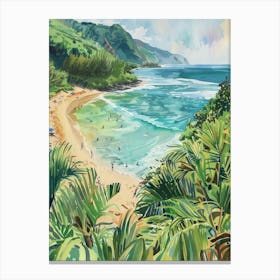 Hawaiian Beach Canvas Print