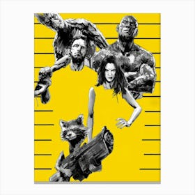 Guardians Of The Galaxy Movie And FIlm Canvas Print