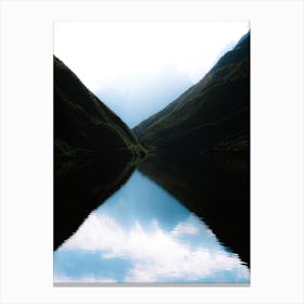 Perfect Reflections On A Calm Morning Canvas Print