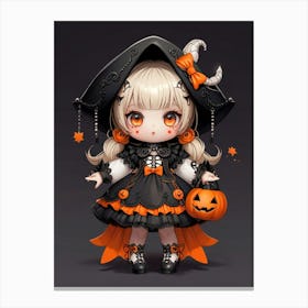 Halloween Witch 11 Canvas Print