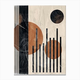 Munich Geometry - Minimalist Bauhaus Canvas Print