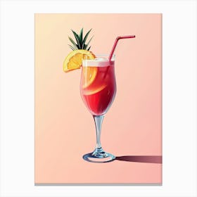 Coctail, Atomic Elixirs: Cocktail Fusion Canvas Print