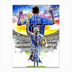 Messi 1 Canvas Print