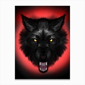 Wolf Head Canvas Print