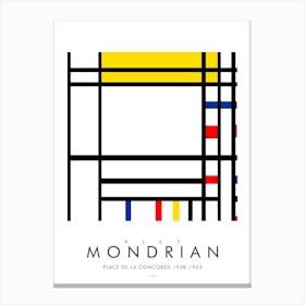 Mondrian 38 43 Canvas Print