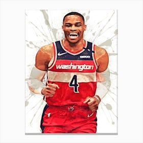 Russell Westbrook Washington Wizards Canvas Print