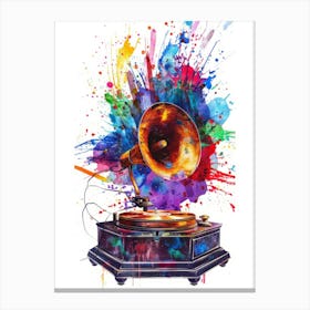 Gramophone Canvas Print