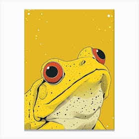 Yellow Frog 1 Canvas Print