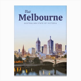 Melbourne Australia Canvas Print