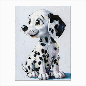 Dalmatian Puppy Canvas Print