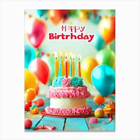 Happy Birthday 1 Canvas Print