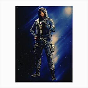 Light Of Heroes ― Hibana Rainbow Six Siege Canvas Print