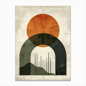 Markov Bauhaus Mid Century Canvas Print