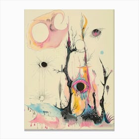 'The Tree Of Life' Style Abstract Canvas Print