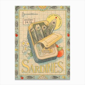 Sardines 1 Canvas Print