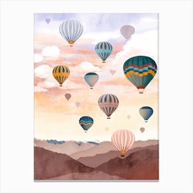 Air Balloon Sky Canvas Print