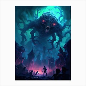 Demons And Monsters Canvas Print