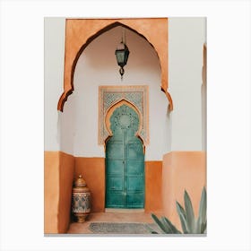 Doorway In Morocco 2 Canvas Print