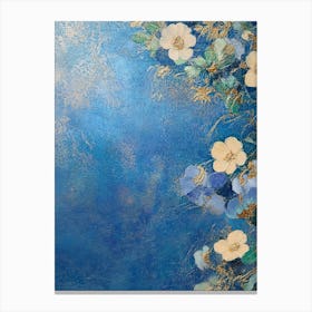 Blue Flowers Canvas Print