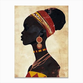 The African Woman; A Boho Folk Song Canvas Print