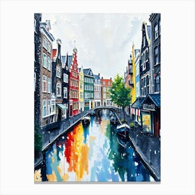 Amsterdam Canal 9 Canvas Print