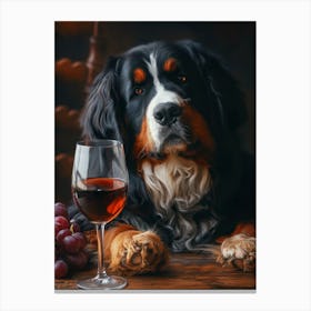 Bernese Mountain Dog Canvas Print