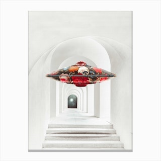 Ufo, Unidentified Floral Object Canvas Print