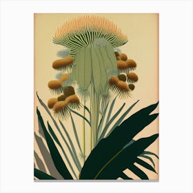 Pincushion Hakea Fern Rousseau Inspired Canvas Print