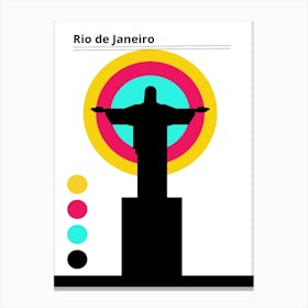 Rio De Janeiro bauhaus Canvas Print