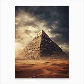 Pyramid Of Giza Canvas Print