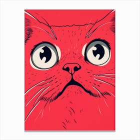 Red Cat 2 Canvas Print