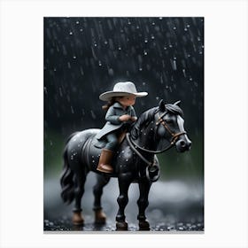 Rainy Day Ride Canvas Print