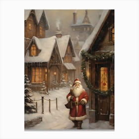 Santa'S Village Canvas Print