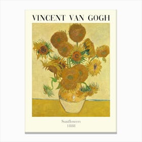 Vincent Van Gogh Sunflowers Canvas Print