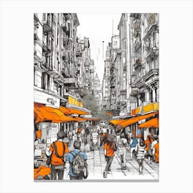 San Francisco Street Canvas Print