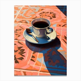 Long Black Coffee Canvas Print