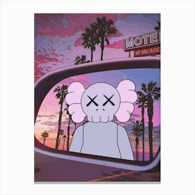 Motel kaws Canvas Print