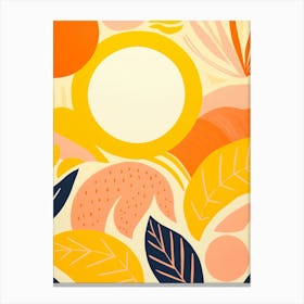 Abstract Sun Canvas Print