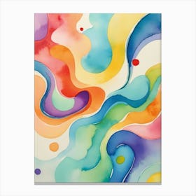 Abstract Watercolor Painting 26 Canvas Print